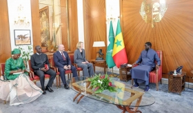  Gisement pétrolier de Sangomar : Le Chef de l’État a reçu la Présidente-Directrice Générale de Woodside Energy